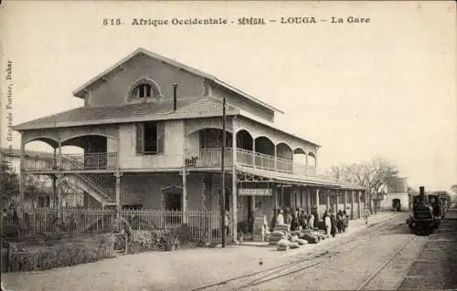 Ak Louga Senegal, Westafrika, Bahnhof