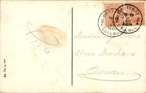 Künstler Ak Sager, X., Strand, Bademode, Badeanzug, Hummer