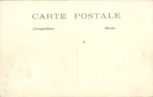 Ak Courbevoie Hauts de Seine, Rückkehr des Luftschiffs von Marcay Klüjtmans 1908