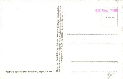 Ak Aigen am Inn Bad Füssing in Niederbayern, Fliegeraufnahme