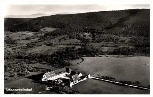 Ak Rottenburg am Neckar, Schadenweilerhof, Schadenweiler Hof, Fliegeraufnahme