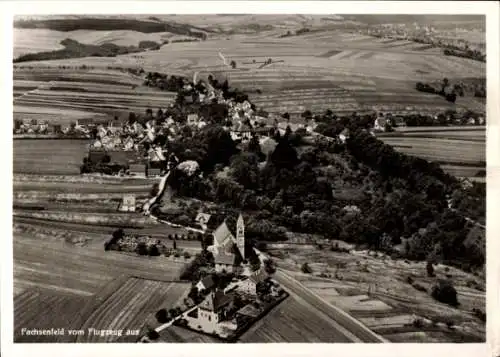 Ak Fachsenfeld Aalen im Ostalbkreis Württemberg, Fliegeraufnahme