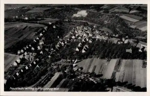 Ak Neustadt an der Rems Waiblingen in Württemberg, Fliegeraufnahme