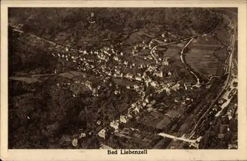 Ak Bad Liebenzell im Schwarzwald, Fliegeraufnahme