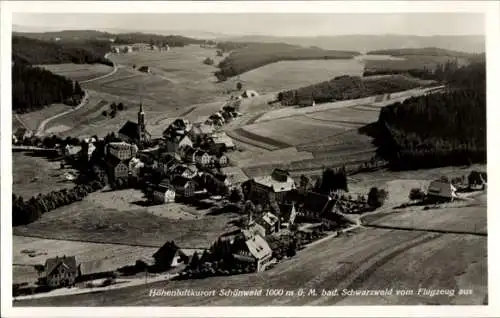 Ak Schönwald im Schwarzwald Baden Württemberg, Fliegeraufnahme