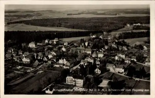 Ak Königsfeld im Schwarzwald Baar Kreis, Fliegeraufnahme der Ortschaft