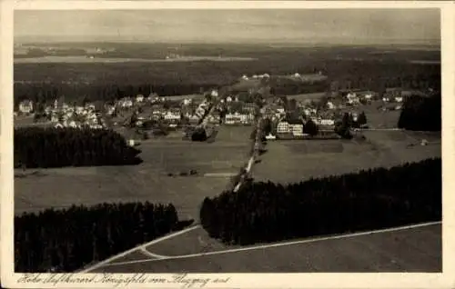 Ak Königsfeld im Schwarzwald Baar Kreis, Fliegeraufnahme