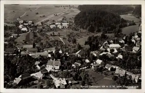 Ak Uehlingen Ühlingen Birkendorf im Schwarzwald, Fliegeraufnahme