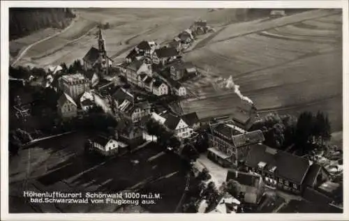 Ak Schönwald im Schwarzwald, Fliegeraufnahme