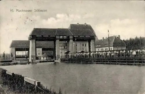 Ak Kleinmachnow in Brandenburg, Schleuse