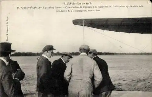 Ak Aviation 1908, Wilbur Wright, Flugpionier