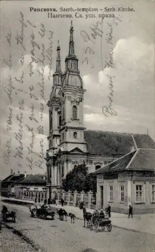 Ak Pancsova Pantschowa Serbien, Kirche