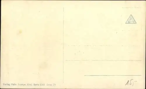 Ak Deutsches Kriegsschiff, SMS Derfflinger, Großer Kreuzer, Fahnen, Wappen, NPG, GLK