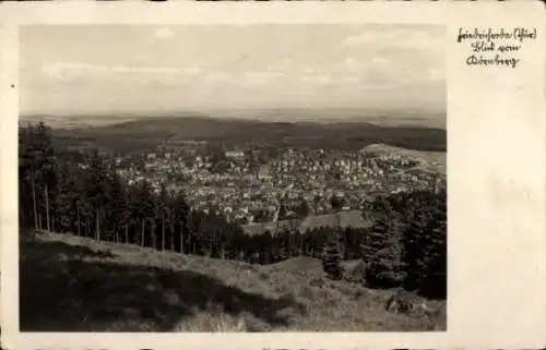 Ak Friedrichroda im Thüringer Wald, Totalansicht, Blick vom Dörnberg