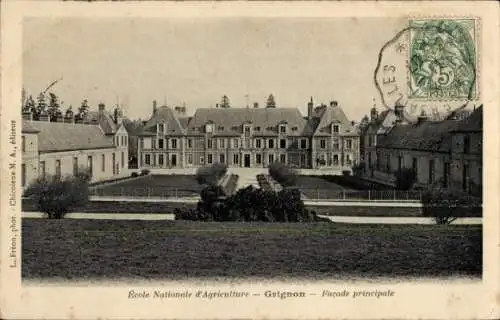 Ak Thiverval Grignon Yvelines, Ecole Nationale d'Agriculture, Facade principale