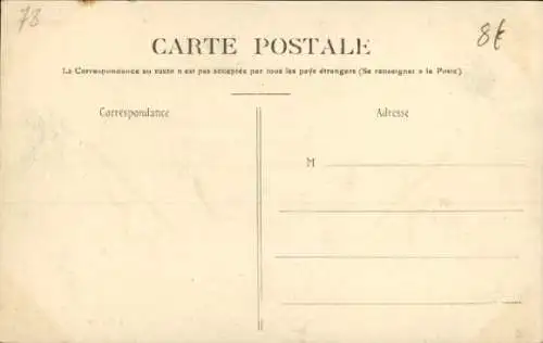 Ak Marly le Roi Yvelines, Propriete de M. Victorien Sardou, Allee des Sphinx