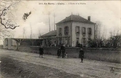 Ak Berry Chery Cher, Ecole et la Mairie