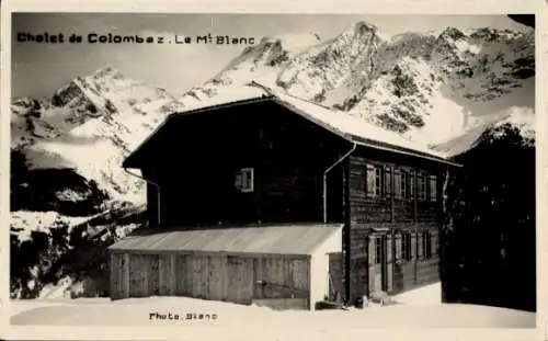 Ak Chamonix Mont Blanc Haute Savoie, Chalet de Colombaz