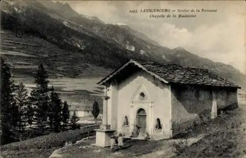 Ak Lanslebourg Savoie, Sentier de la Ramasse, Chapelle de la Madeleine