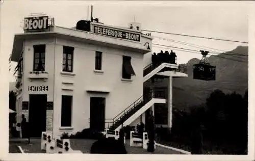 Ak Lourdes Hautes Pyrénées, Teleferique Du Béout, La Gare de Departure pour le Sommet du Béout