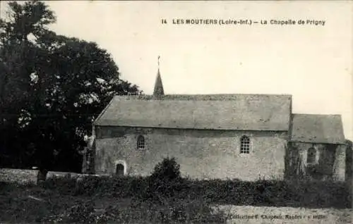 Ak Les Moutiers en Retz Loire Atlantique, La Chapelle de Prigny