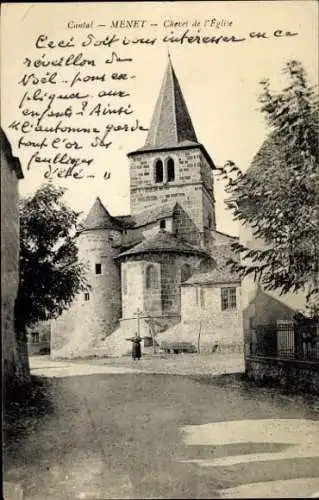 Ak Menet Cantal, Chevet de l'Eglise