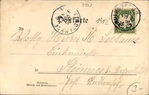 Ak Nürnberg in Mittelfranken, Neutor, runder Turm