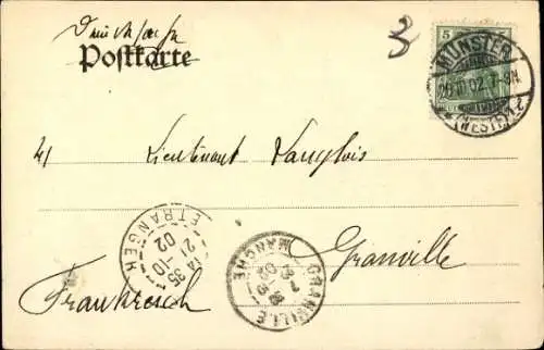 Ak Münster in Westfalen, Totalansicht, Kirchtürme
