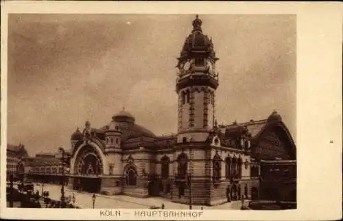 Ak Köln am Rhein, Hauptbahnhof