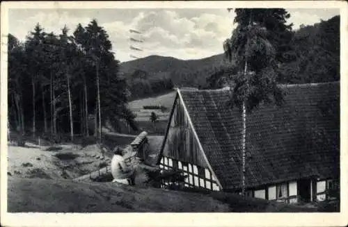 Ak Bielefeld in Nordrhein Westfalen, Teutoburger Wald, Gebäude