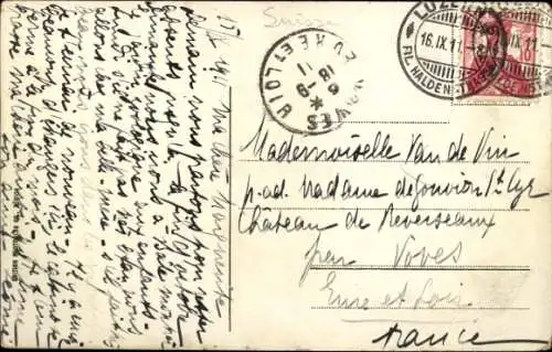 Ak Kanton Bern Schweiz, Bernerin in Volkstracht