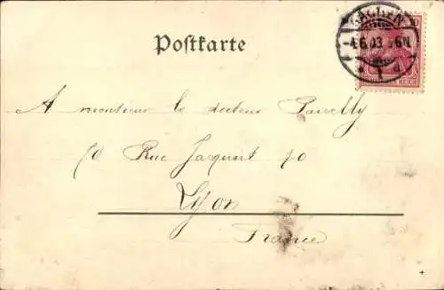 Ak Aachen in Nordrhein Westfalen, Justizgebäude