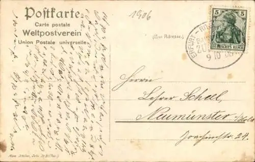 Ak Oberhof im Thüringer Wald, Silberteich, Räuberstein
