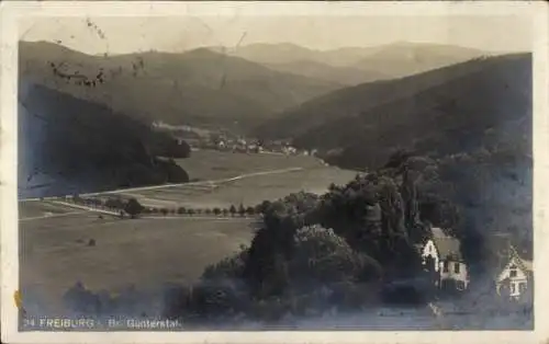 Ak Günterstal Freiburg im Breisgau, Panorama