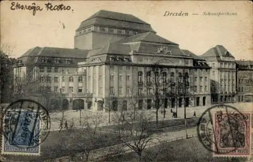 Ak Dresden Altstadt, Schauspielhaus