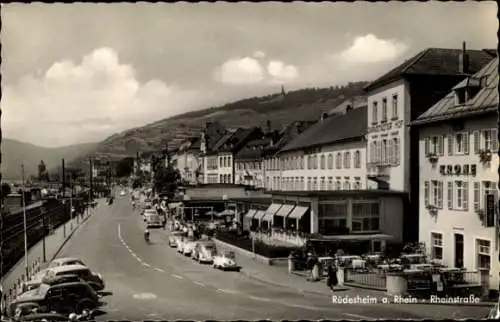 Ak Rüdesheim am Rhein, Rheinstraße