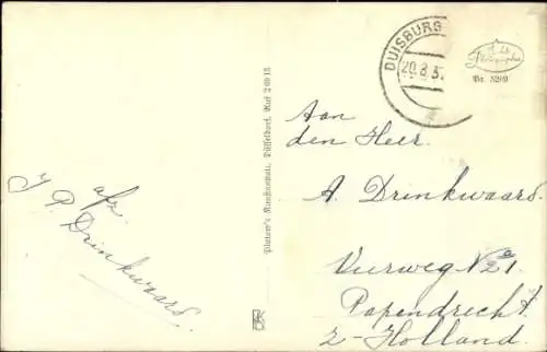 Ak Duisburg im Ruhrgebiet, Rathaus