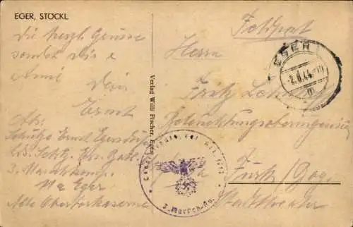 Ak Cheb Eger Region Karlsbad, Stöckl