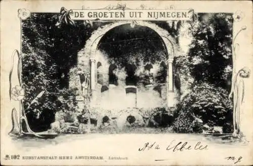 Ak Nijmegen-Gelderland, Ruine