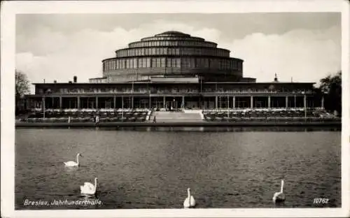 Ak Wrocław Breslau Schlesien, Jahrhunderthalle