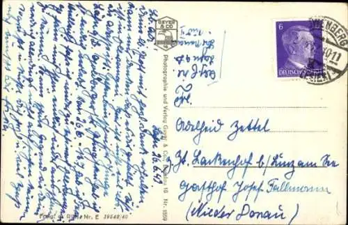 Ak Wleń Lähn am Bober Schlesien, Gesamtansicht