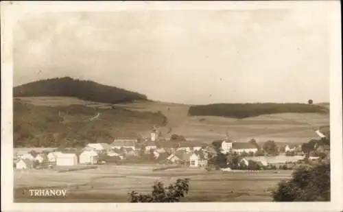 Foto Ak Trhanov Chodenschloß Region Pilsen, Gesamtansicht