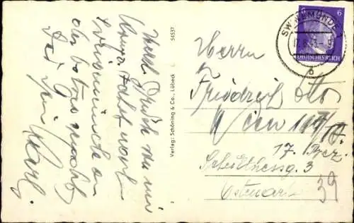 Ak Świnoujście Swinemünde Pommern, Ostmole