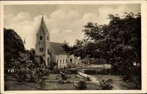 Ak Pandur Indien, Ährenlesekirche, Missionskirche, Park