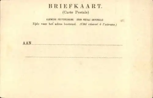 Ak Breda Nordbrabant Niederlande, Het Turfship, 75. Jahrestag der KM Academy, 1903