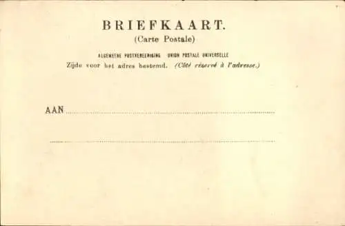 Ak Breda Nordbrabant Niederlande, Het Turfship, 75. Jahrestag der KM Academy, 1903