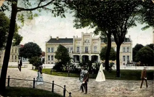 Ak Parchim in Mecklenburg, Wallhotel