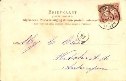 Ak Teteringen Noord-Brabant, Boulevard Mastbosch, Pferdebahn