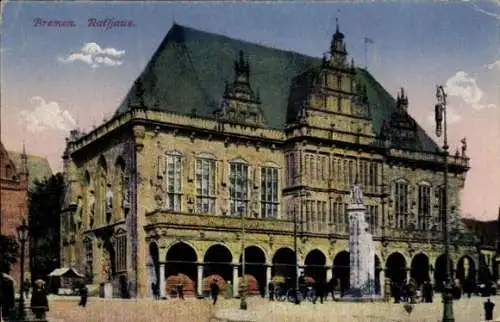 Ak Hansestadt Bremen, Rathaus