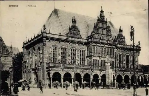 Ak Hansestadt Bremen, Rathaus